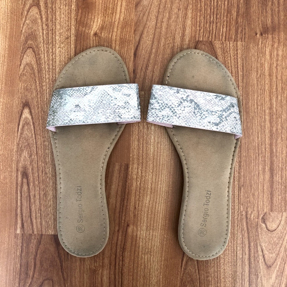 European Leopard Print Sandals